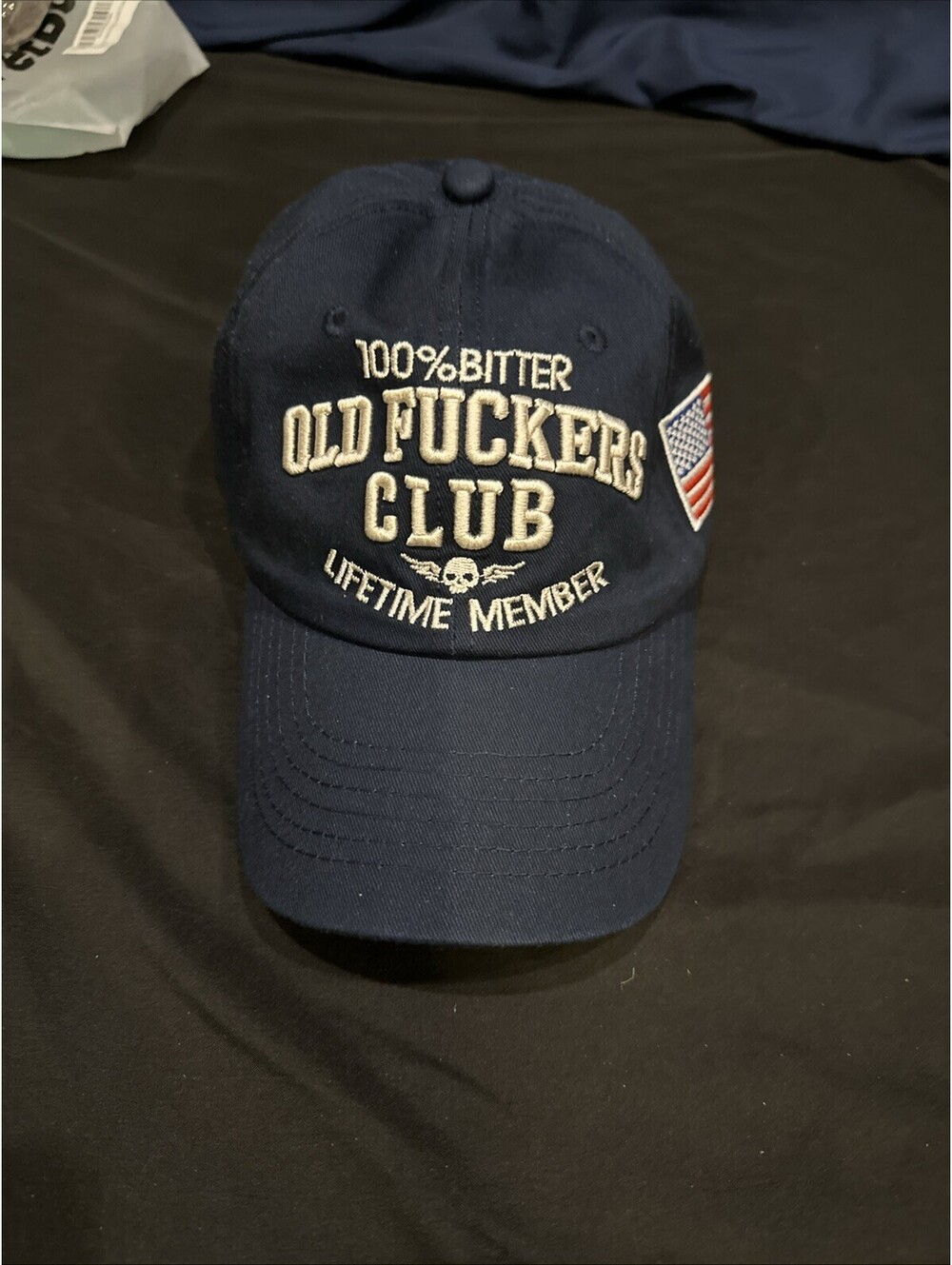 Old F*ckers Club-Baseball Cap,Lustige Baseballkappe für Herren,Embroidered Hat